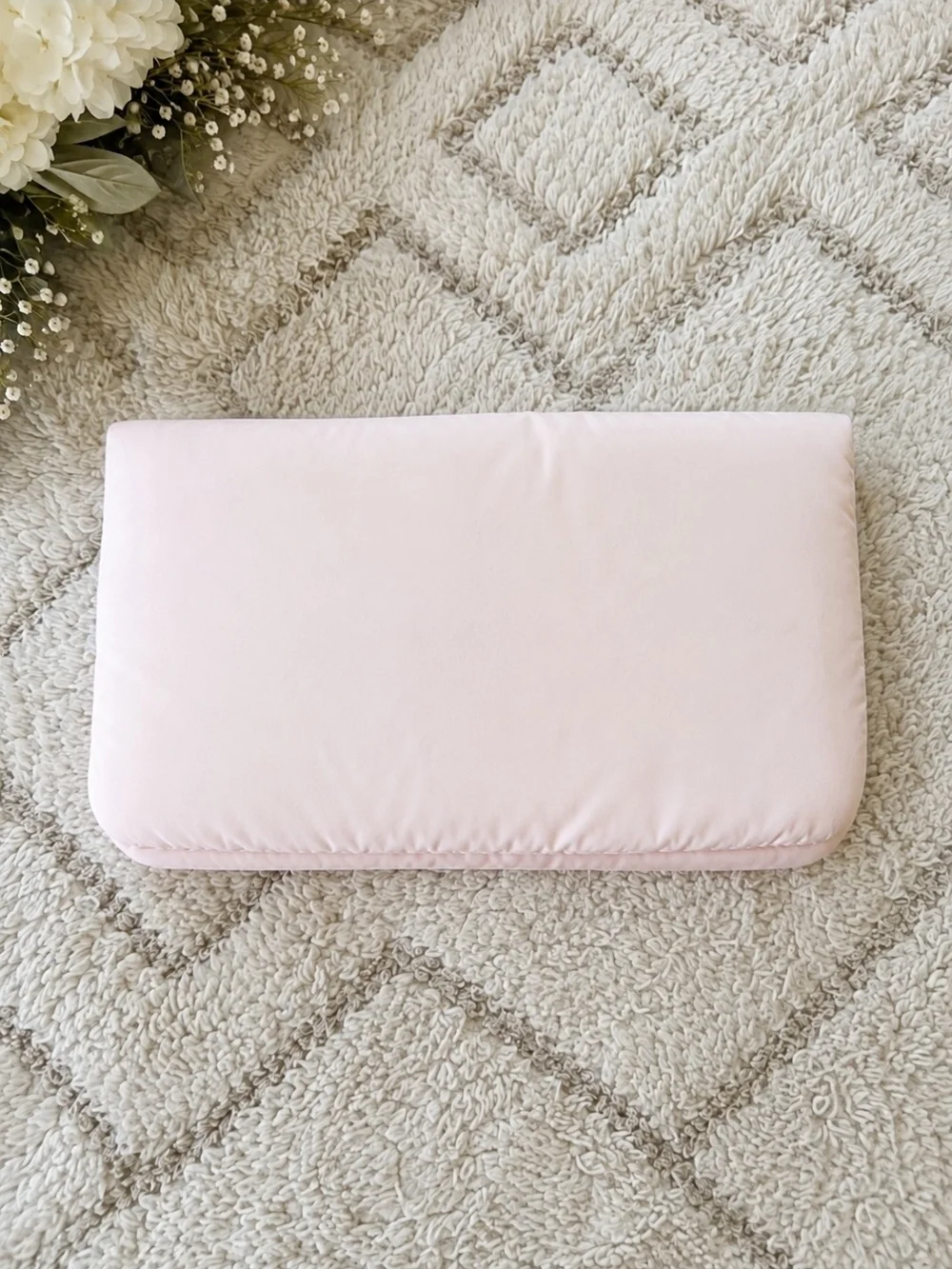 Dior Beauty Pink Satin CD Clutch Cosmetic Pouch Bag NEW GWP